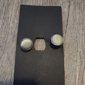 Mens Cuff Links Light Green